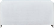 Sage Solid Wood And Natural Cane Wood Dresser in White - 873White-D