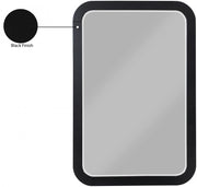 Sage Solid Wood Mirror in Black - 873Black-M