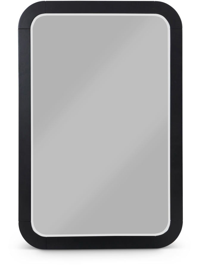 Sage Solid Wood Mirror in Black - 873Black-M