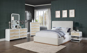 Sage Solid Wood Mirror in White - 873White-M