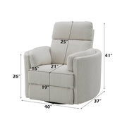 Sagen Glider Recliner W/Swivel - LV02733