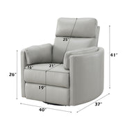 Sagen Recliner W/Swivel & Glider - LV01880