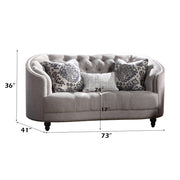 Saira Loveseat W/3 Pillows - 52061