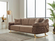 Saiss  3-pieces (Sofa & Loveseat & Chair) Livingroom in Brown - 200-SIM-SAI-GIRNE04-321