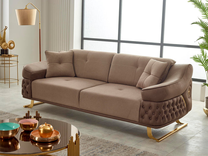 Saiss Convertible Sofa in Brown - 200-SIM-SAI-GIRNE04-3