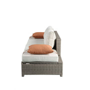 Salena Patio Sofa W/2 Pillows & Ottoman - 45015
