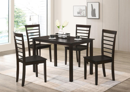Salerno - 5PC Dining Set, Table and 4 Chairs - D288-5PC-Set