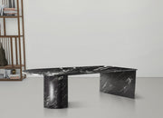 Salerno Marble Coffee Table in Black - 263Black-CT