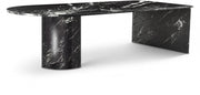 Salerno Marble Coffee Table in Black - 263Black-CT