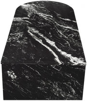 Salerno Marble Coffee Table in Black - 263Black-CT