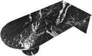 Salerno Marble Coffee Table in Black - 263Black-CT