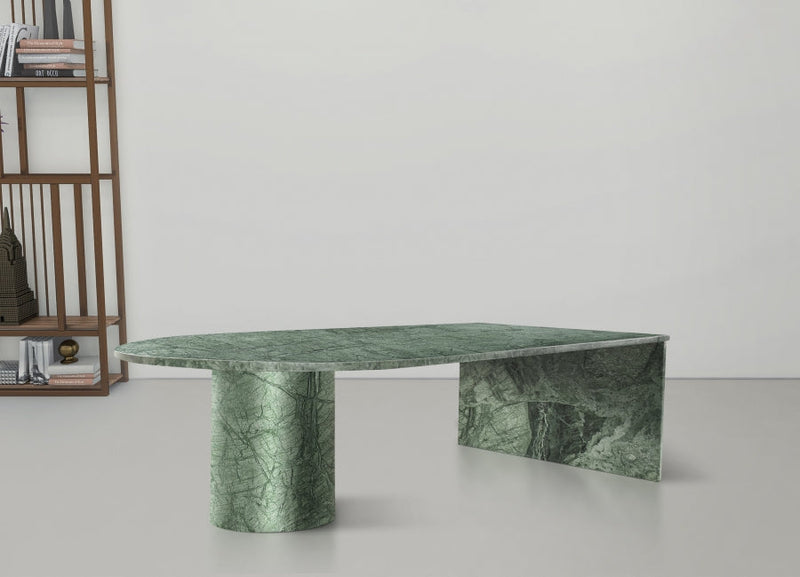 Salerno Marble Coffee Table in Green - 263Green-CT