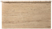 Salerno Travertine Coffee Table in Natural - 263Travertine-CT