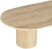 Salerno Travertine Coffee Table in Natural - 263Travertine-CT
