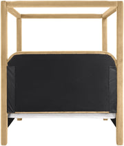 Salina Velvet Upholstered Full Bed in Camel - B1295Camel-F