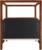 Salina Velvet Upholstered Full Bed in Cognac - B1295Cognac-F