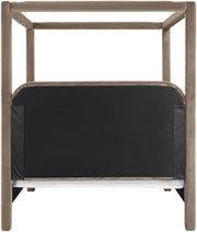 Salina Velvet Upholstered Queen Bed in Taupe - B1295Taupe-Q