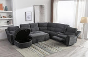 Salinas Gray 6-pc Sectional - SALINAS-GY-6-PC-SEC