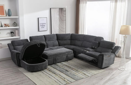 Salinas Gray 6-pc Sectional - SALINAS-GY-6-PC-SEC