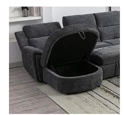 Salinas Gray 6-pc Sectional - SALINAS-GY-6-PC-SEC