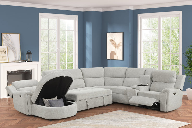 Salinas Smoke 6-pc Sectional - SALINAS-SM-6-PC-SEC