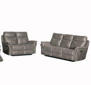 Salix Reclining Grey Living Room Set - Gate FurnitureLiving Room Set