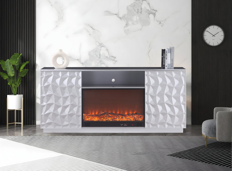 Salvador Silver Tv Stand - SALVADOR-SLVR-TVS