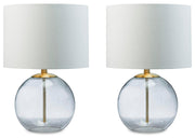 Samder Clear/Brass Finish Table Lamp (Set of 2) - L430744X2