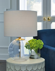 Samder Clear/Brass Finish Table Lamp (Set of 2) - L430744X2