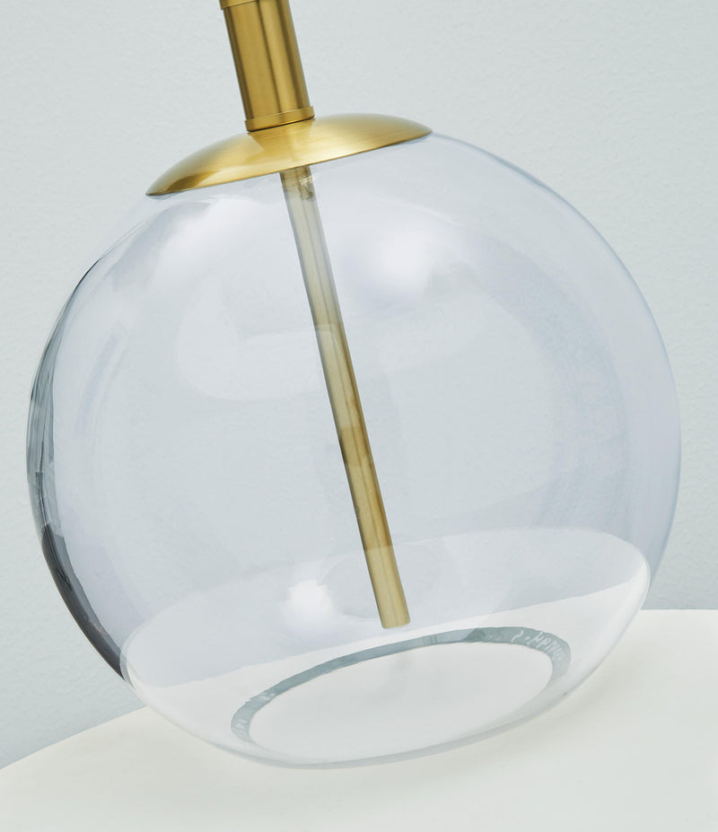 Samder Clear/Brass Finish Table Lamp (Set of 2) - L430744X2