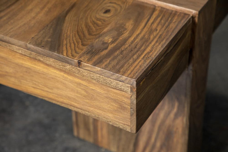 Samira Square Solid Wood Coffee Table Natural Sheesham - 724138