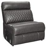 Samperstone Gray Armless Chair - 5520346 - Gate Furniture