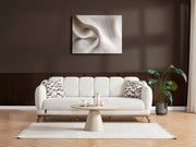 Samur 3-pieces (Sofa & Loveseat & Chair) Livingroom in Cream - 200-ELIF-SAM-A640-321