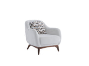 Samur 3-pieces (Sofa & Loveseat & Chair) Livingroom in Cream - 200-ELIF-SAM-A640-321