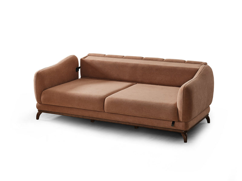 Samur 3-pieces (Sofa & Loveseat & Chair) Livingroom in Cream - 200-ELIF-SAM-A640-321