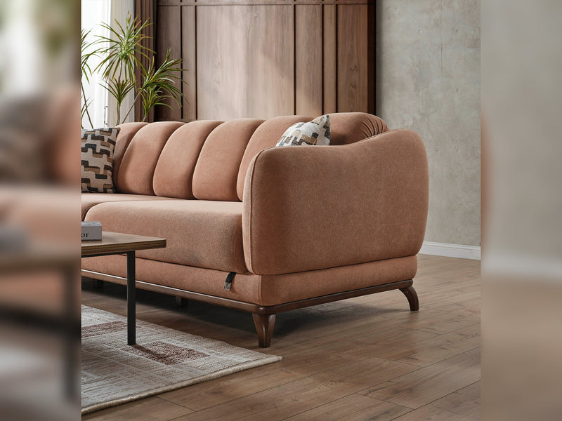 Samur Convertible Sofa in Brown - 200-ELIF-SAM-A641-3