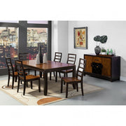 San Isabel Acacia/Espresso Dining Table - CM3151T