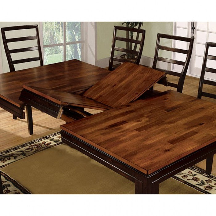 San Isabel Acacia/Espresso Dining Table - CM3151T