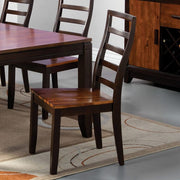 San Isabel Acacia/Espresso Dining Table - CM3151T