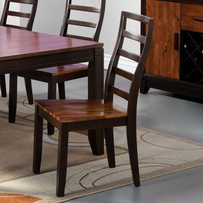 San Isabel Acacia/Espresso Dining Table - CM3151T