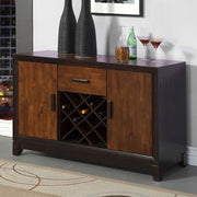 San Isabel Acacia/Espresso Dining Table - CM3151T