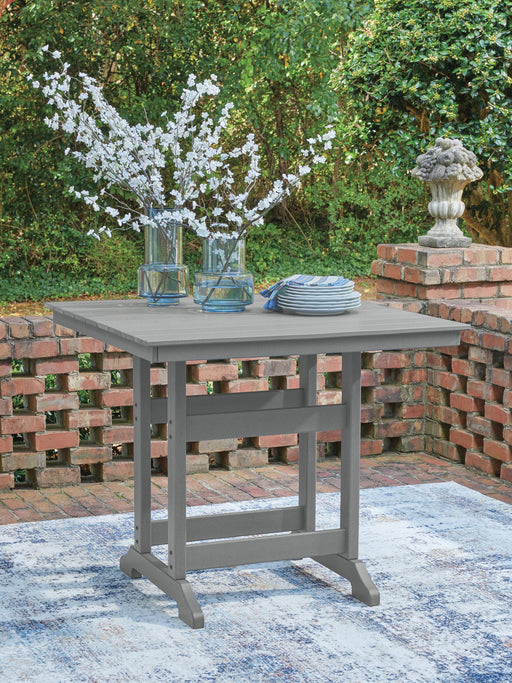 Sanctuary Beach Dark Gray Outdoor Counter Height Dining Table - PCP227-632