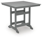 Sanctuary Beach Dark Gray Outdoor Counter Height Dining Table - PCP227-632