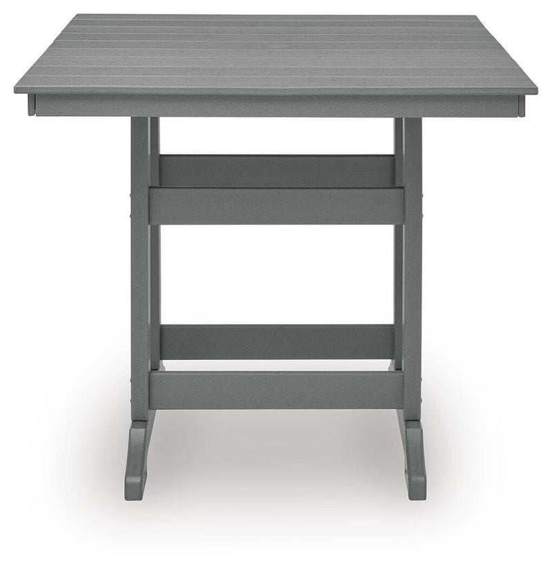 Sanctuary Beach Dark Gray Outdoor Counter Height Dining Table - PCP227-632