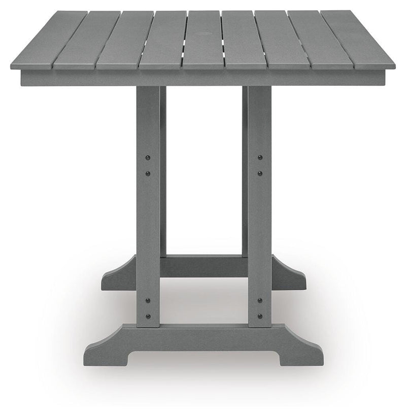 Sanctuary Beach Dark Gray Outdoor Counter Height Dining Table - PCP227-632