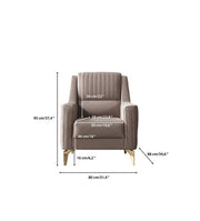 Sandra Coffee Velvet Chair - SANDRACOFFEE-CHAIR