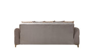 Sandra Coffee Velvet Sofa 88" & Loveseat 64" - SANDRACOFFEE-SL