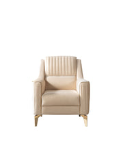 Sandra Ivory Velvet Chair - SANDRAIVORY-CHAIR
