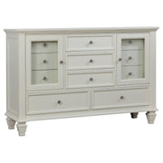 Sandy Beach 11-drawer Dresser Cream White - 201303