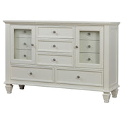 Sandy Beach 11-drawer Dresser Cream White - 201303